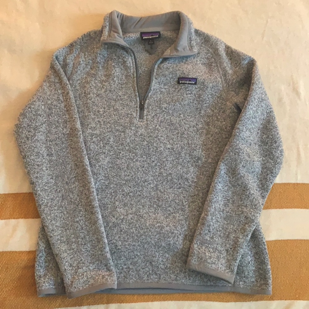 Grey Patagonia quarter zip- only worn a few times and price negotiable!